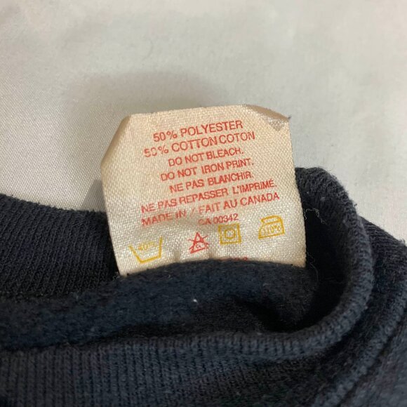 Vtg Levi's A State of Mind Graphic Crewneck Sweatshirt XL TG Canada 80s 90s - Picture 8 of 9